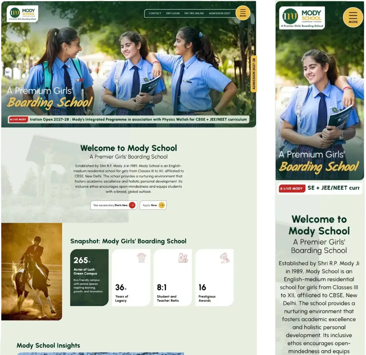Parents Don’t Visit Your School First. They Visit Your Website First.